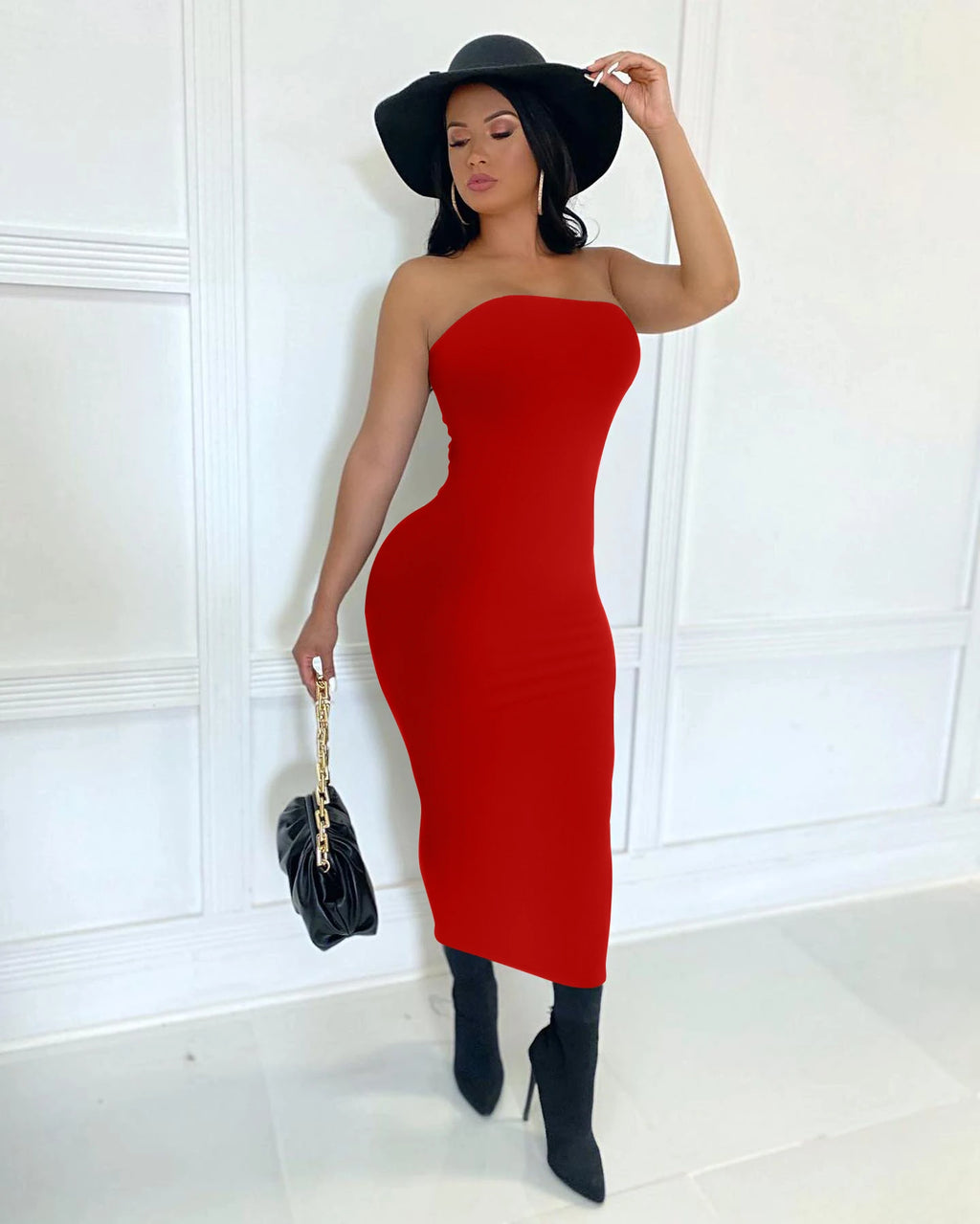 Women’s Slim-Fit Tube Beach Dress