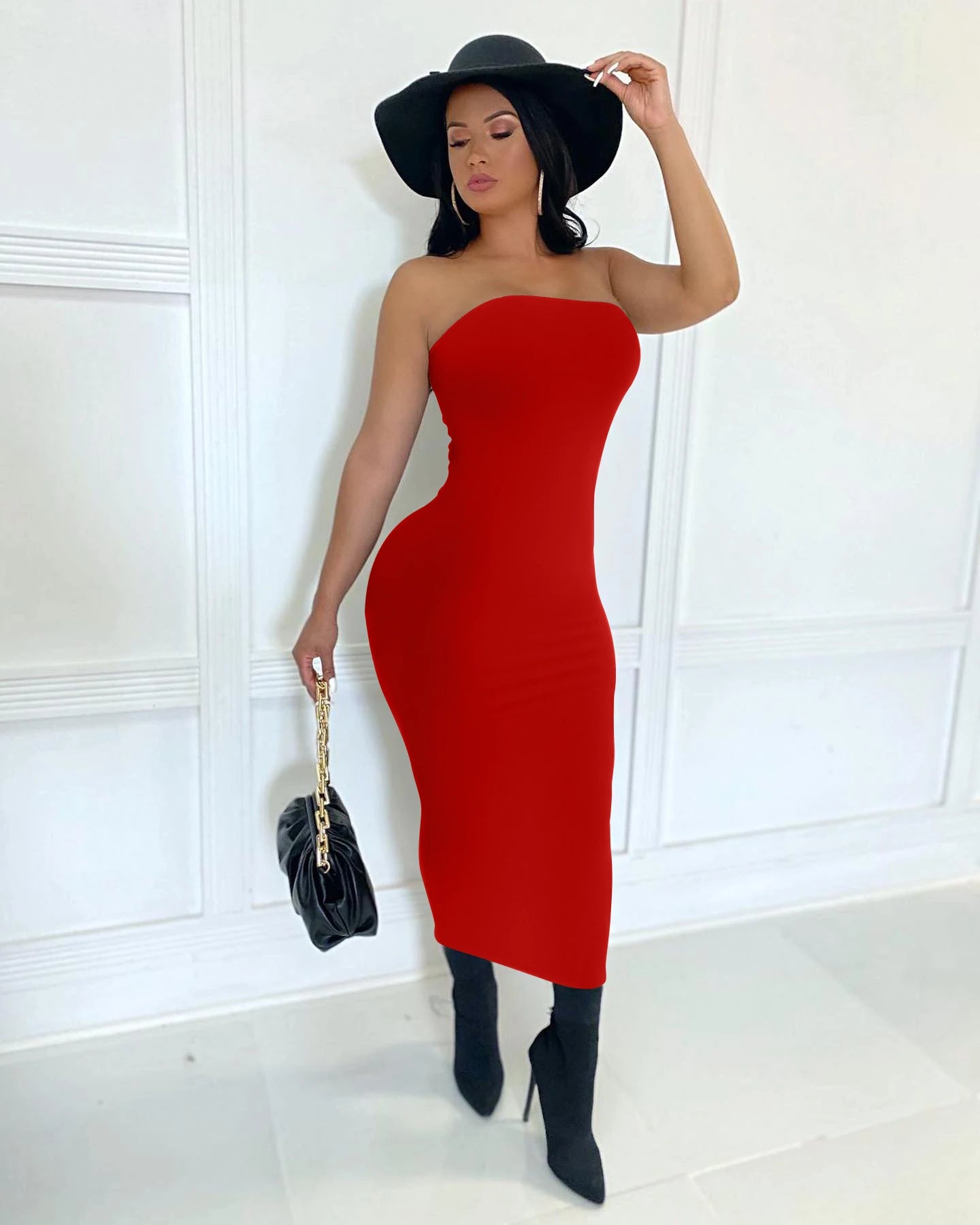 Women’s Slim-Fit Tube Beach Dress
