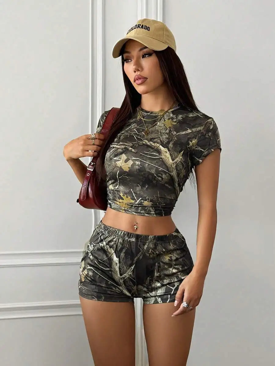 Branch Print Street Style Set