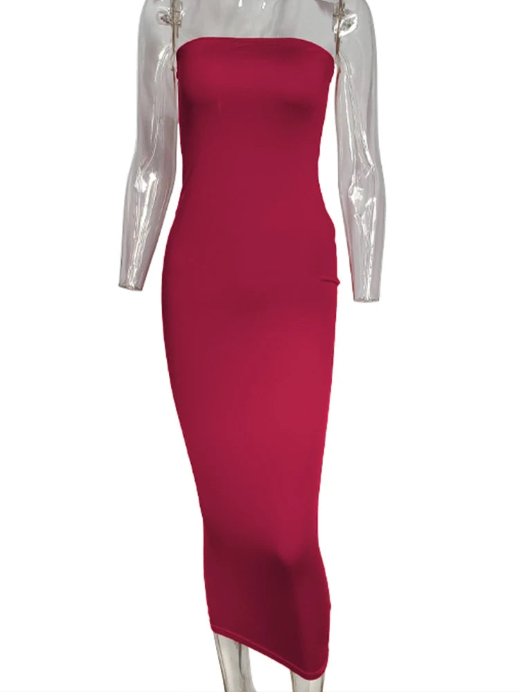 Women’s Slim-Fit Tube Beach Dress
