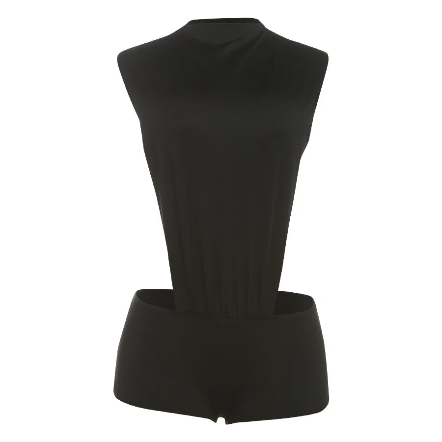 O-Neck Sleek Fit Romper