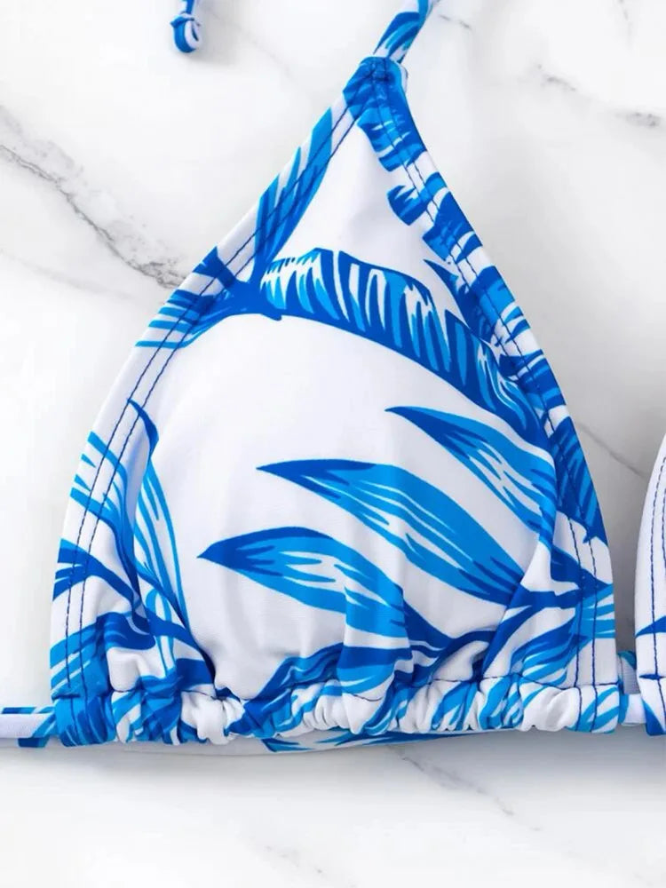 3 Pieces Swimsuit Drawstring Cover-Up Swimwear