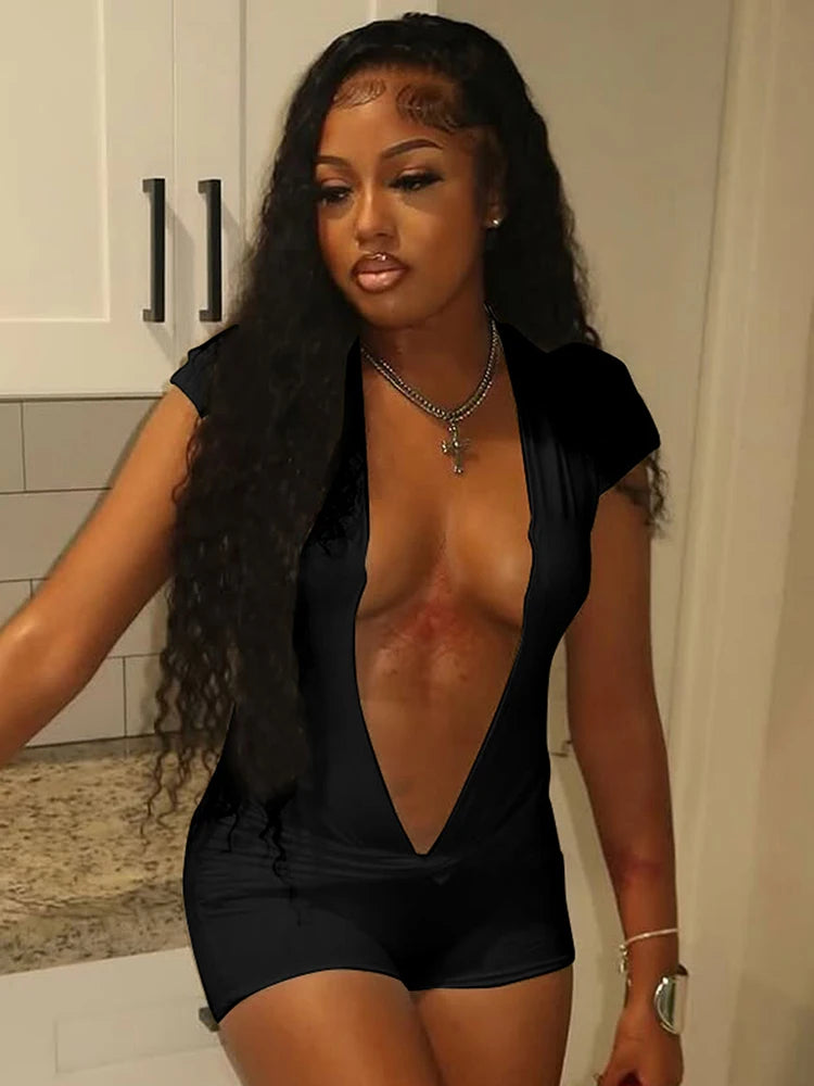 Deep VNeckk  suit