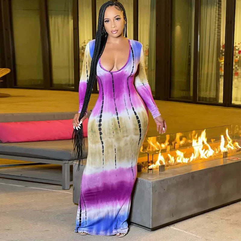 Off-Shoulder Curve Fit Long Dress