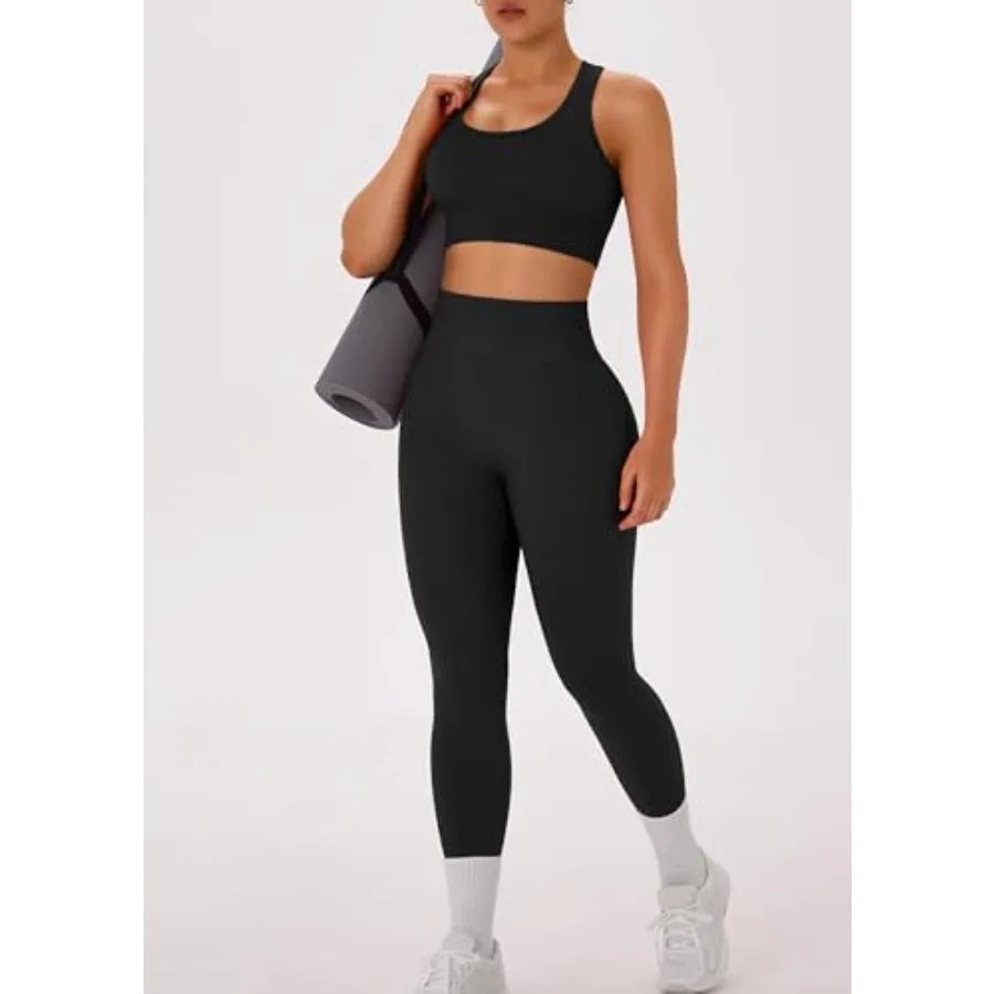 Gym Leggings & Bra Set