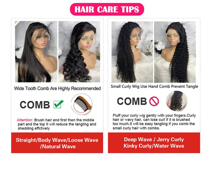 Red Body Wave HD Lace Wig – Brazilian Human Hair (13x6 / 13x4