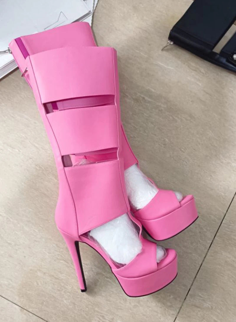 Glam Strap Platform Heels