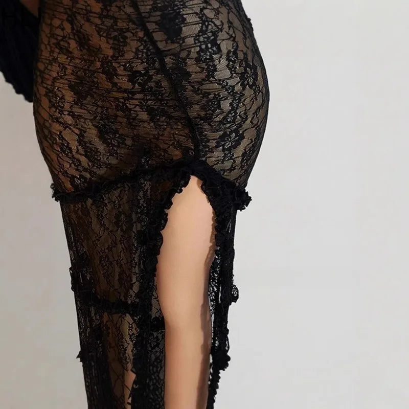 After Dark High-Slit Dress