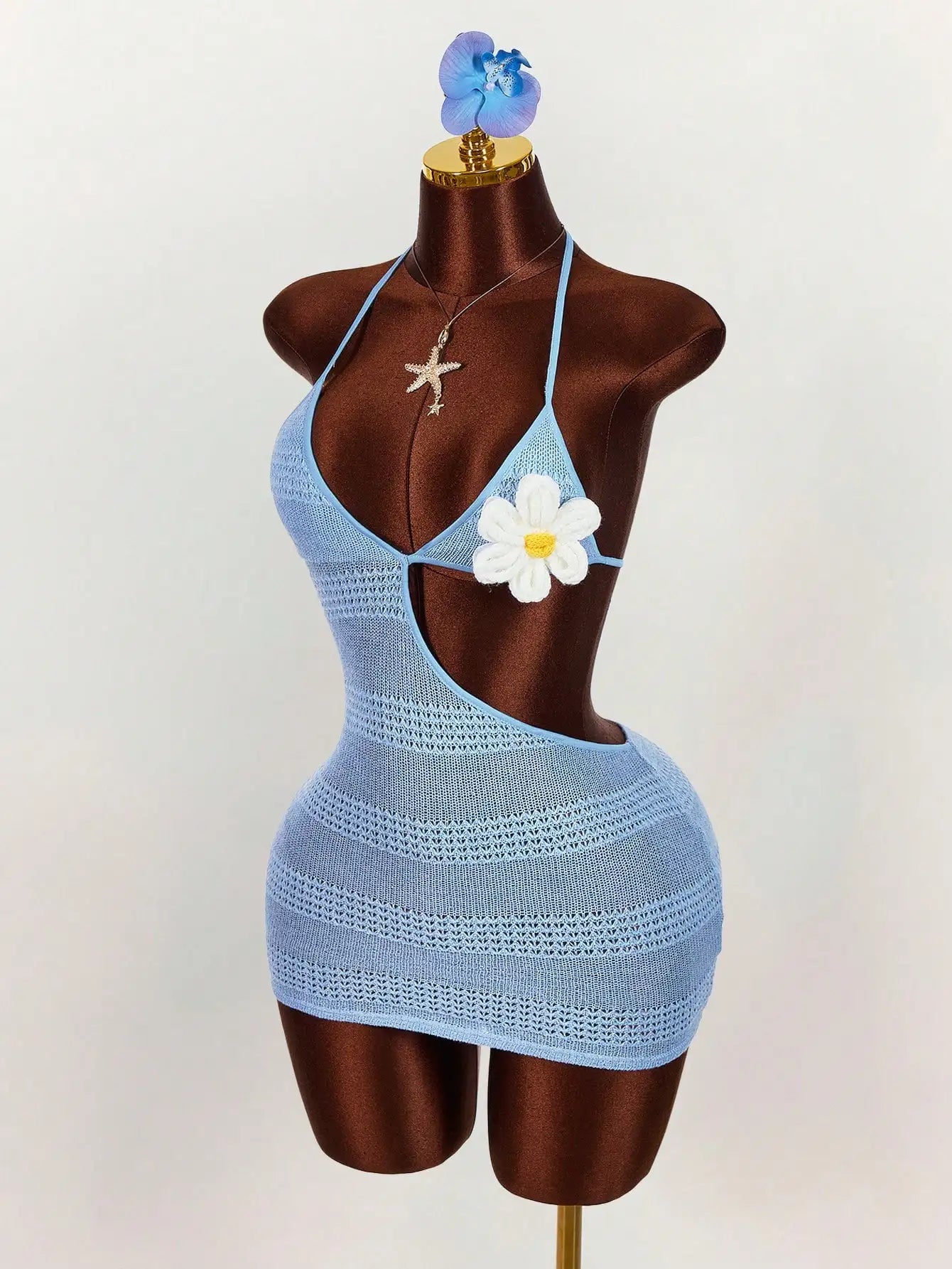 Floral Fantasy Bodycon Dress