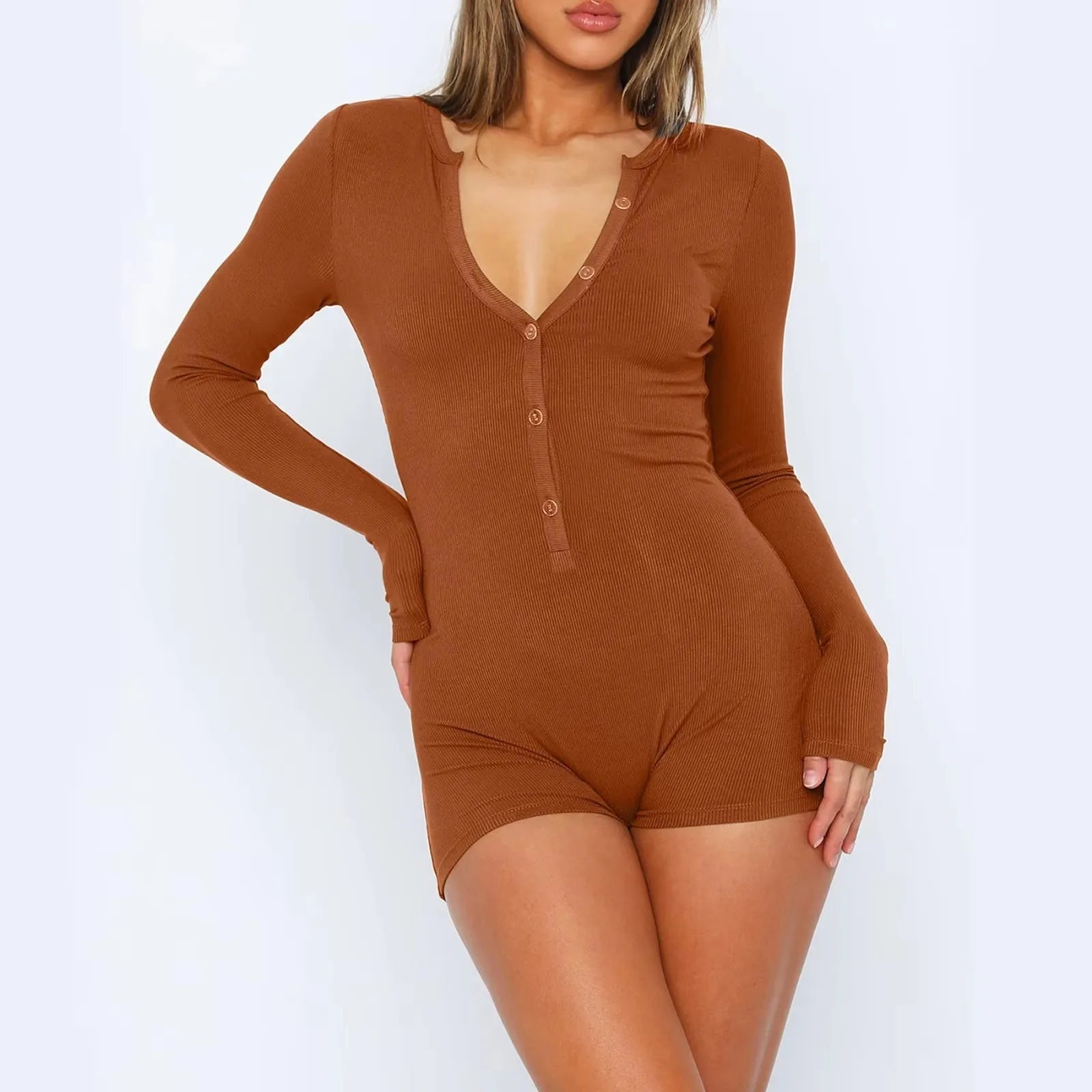 Mid-Waist Sculpt Fit Jumpsuit