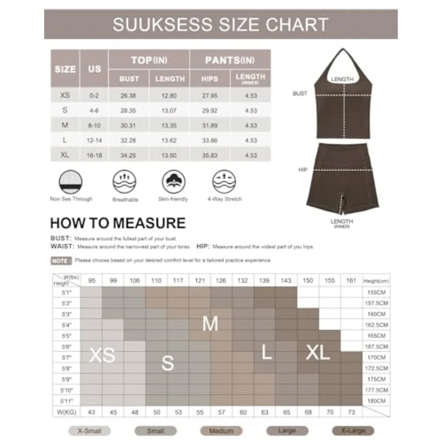 Padded Yoga Tank & Shorts Set