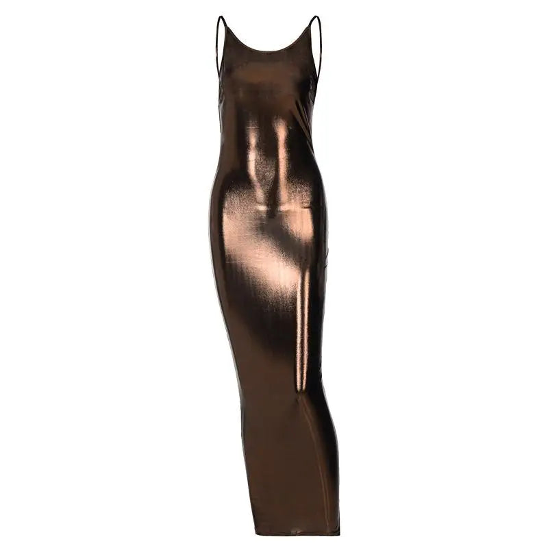 Backless Strapless Maxi Dres