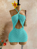 Beach Babe Backless Fringe Dress