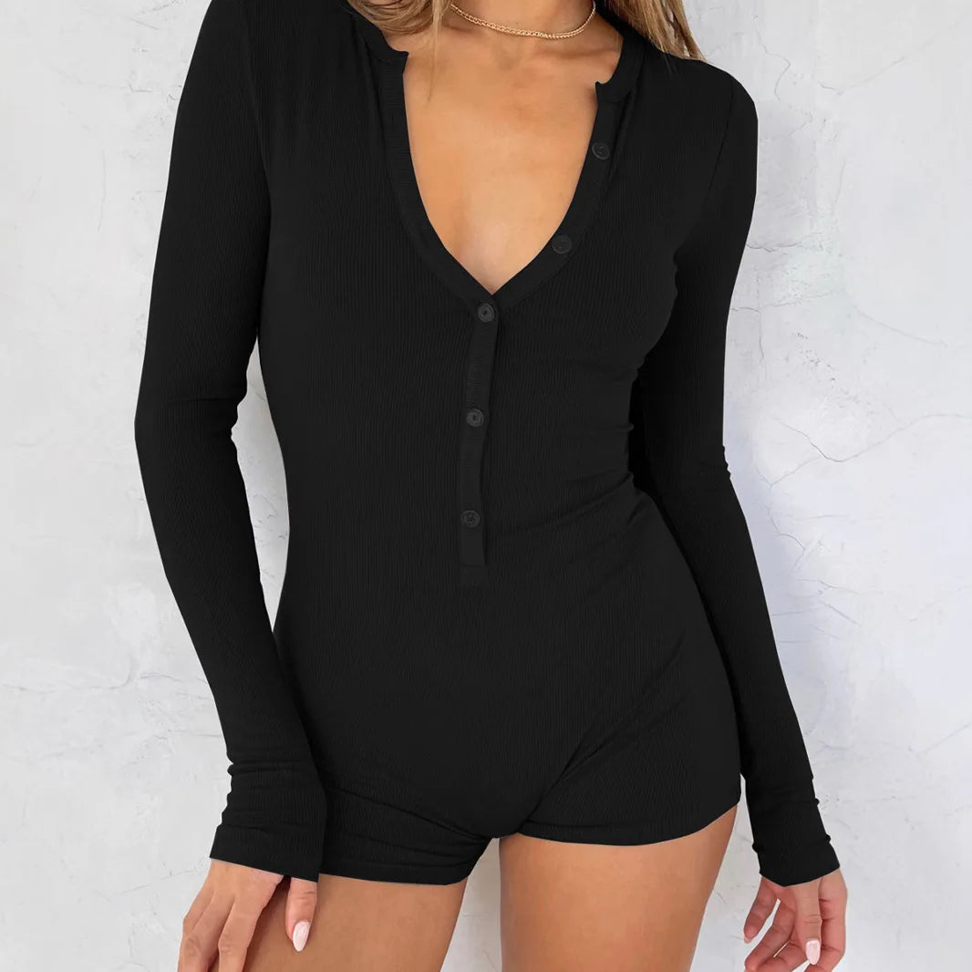 Mid-Waist Sculpt Fit Jumpsuit