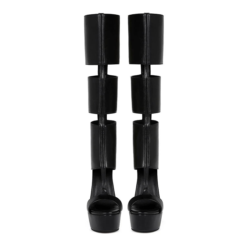 Glam Strap Platform Heels