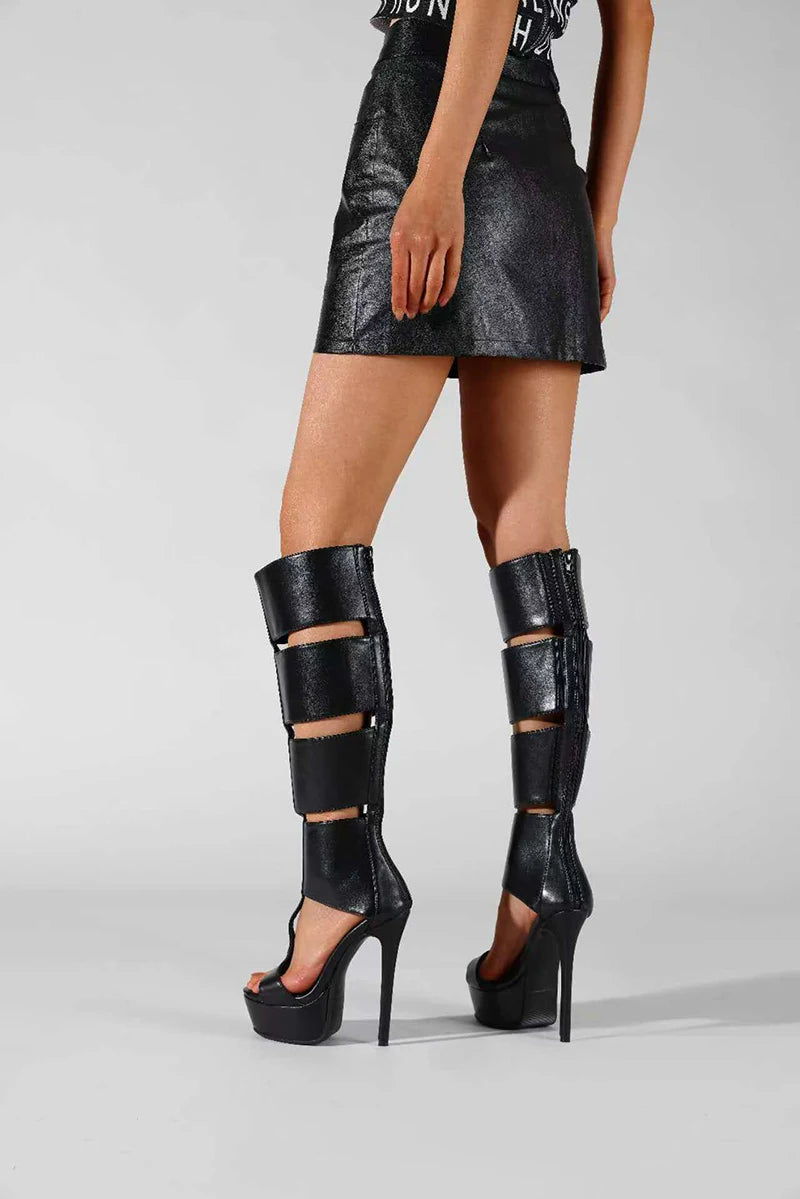 Glam Strap Platform Heels