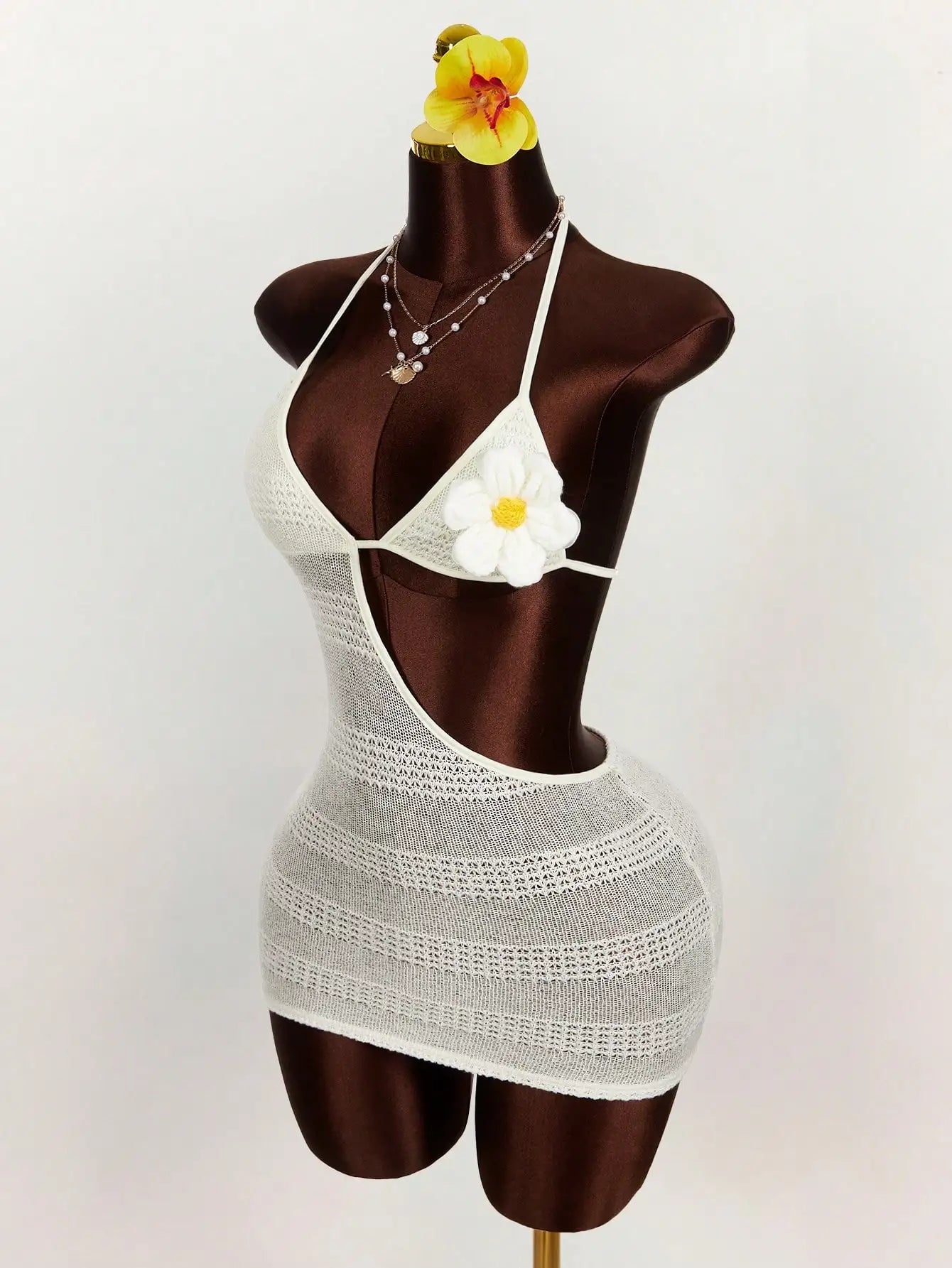 Floral Fantasy Bodycon Dress