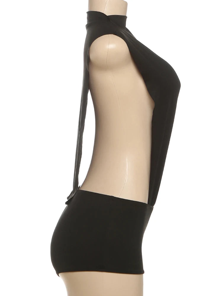 O-Neck Sleek Fit Romper