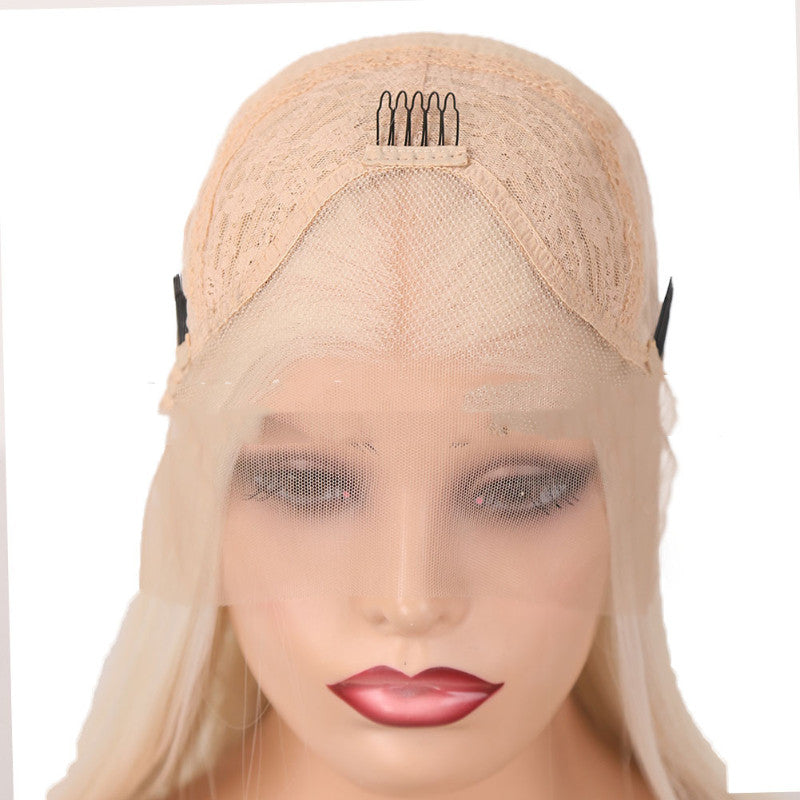 Crystal Frost White Lace-Front Synthetic Hair Wig